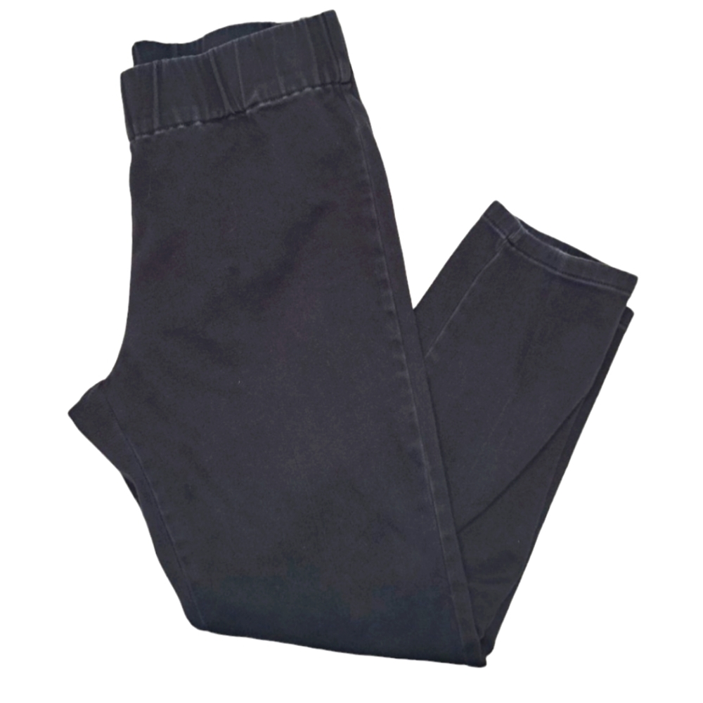 Soft Surroundings Pull-On Black Soft Denim Pants Size MP